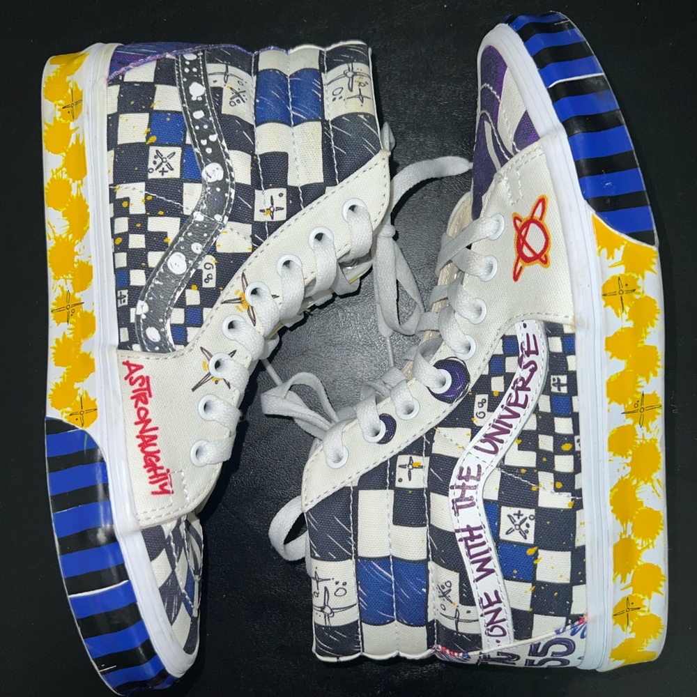 Vans SK8-Hi Galactic Goddes 'Yellow Blue'